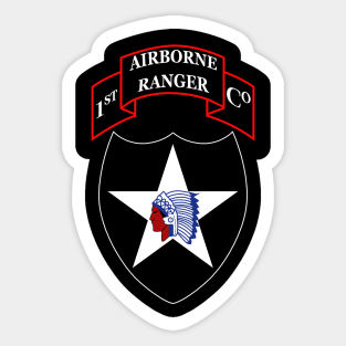 1st Ranger Infantry Company - 2nd ID SSI X 300 Sticker